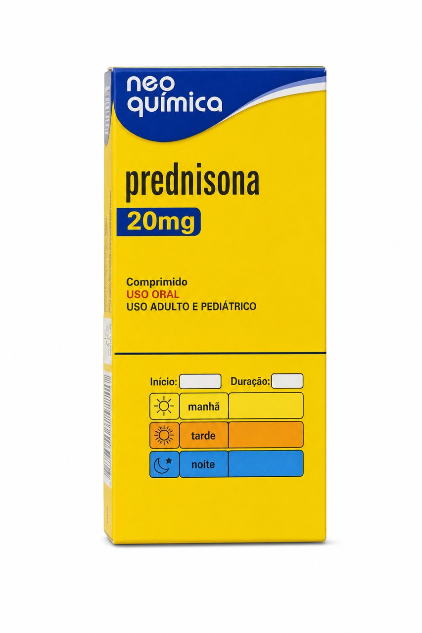 Prednisona 20mg 10 comprimidos