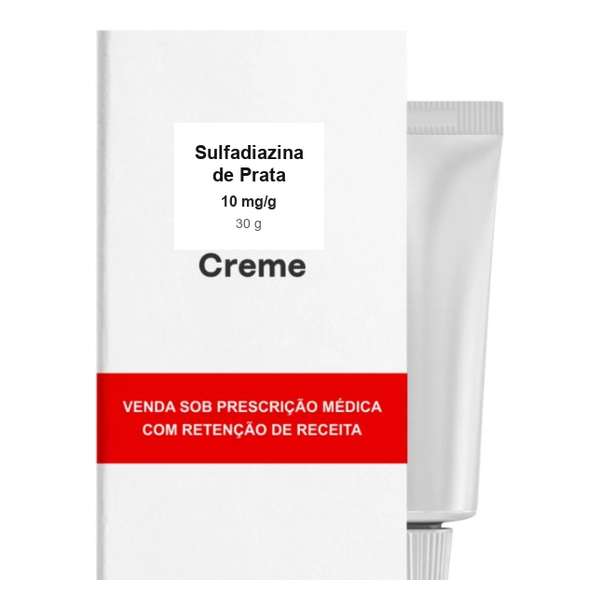 Sulfadiazina de Prata 10mg/g Creme 30g